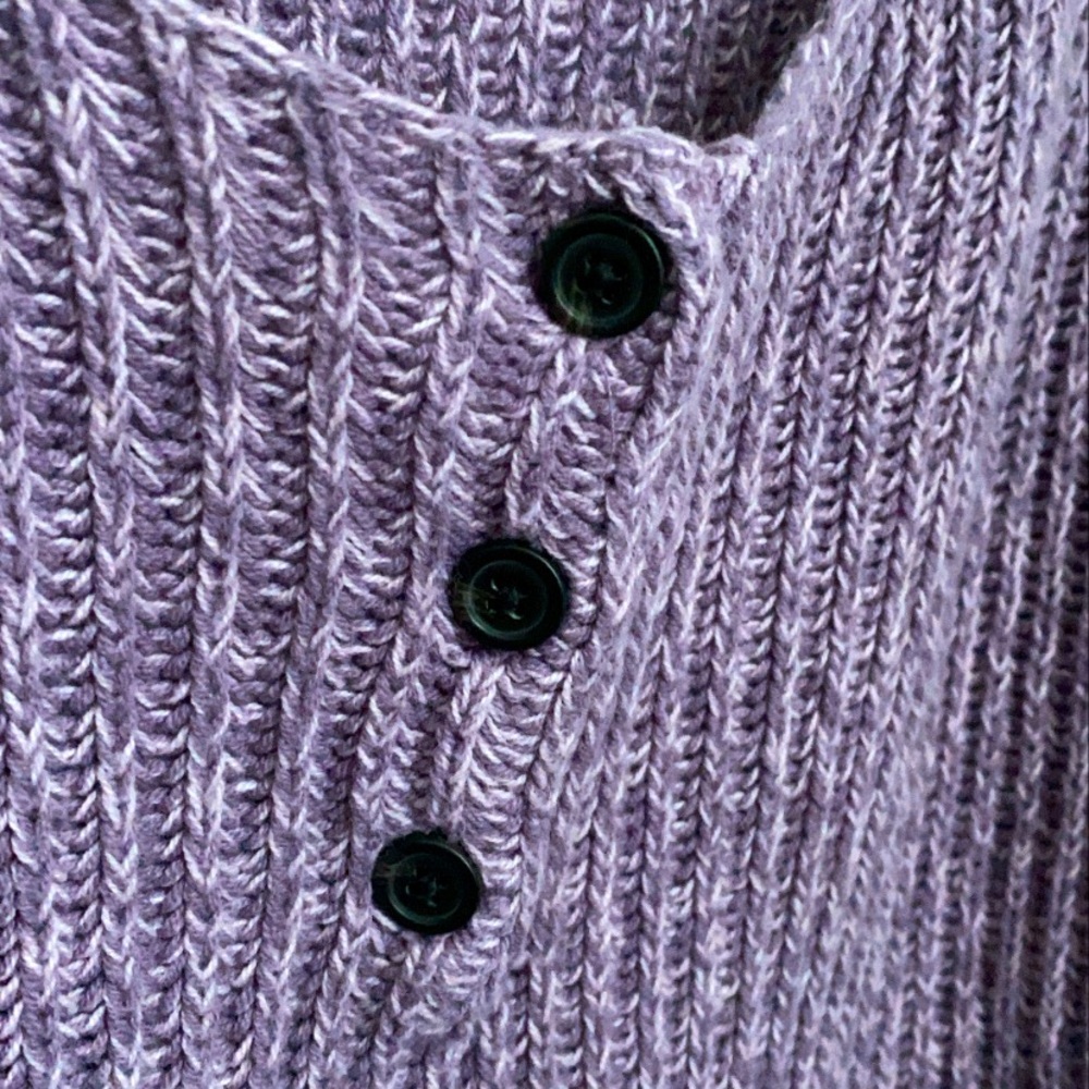 Purple American Eagle Cropped Sweater